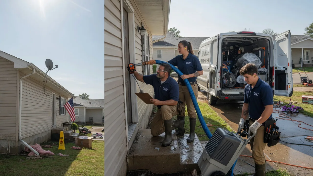 Ceiling Water Damage Restoration in Pierpont, OH near me